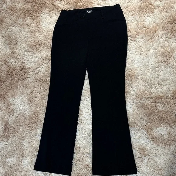 Soho Elegant Black Flared Pants - Picture 2 of 6